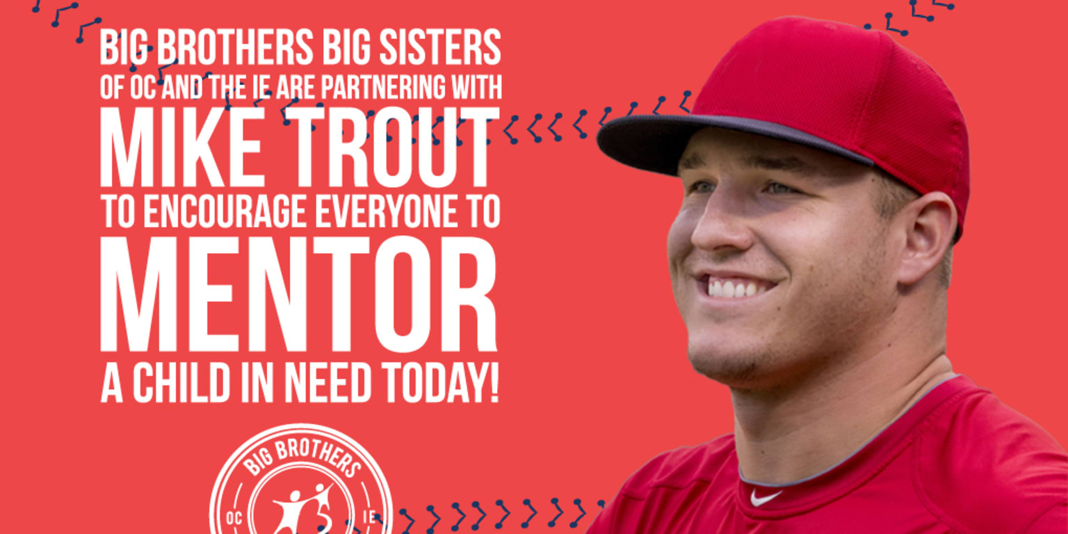 Mike Trout joins Big Brothers Big Sisters