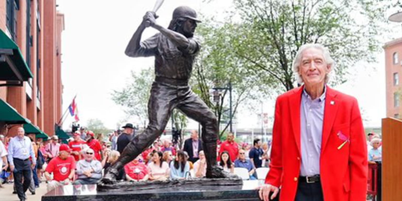 Cards retire Simmons' number, unveil statue - MLB.com