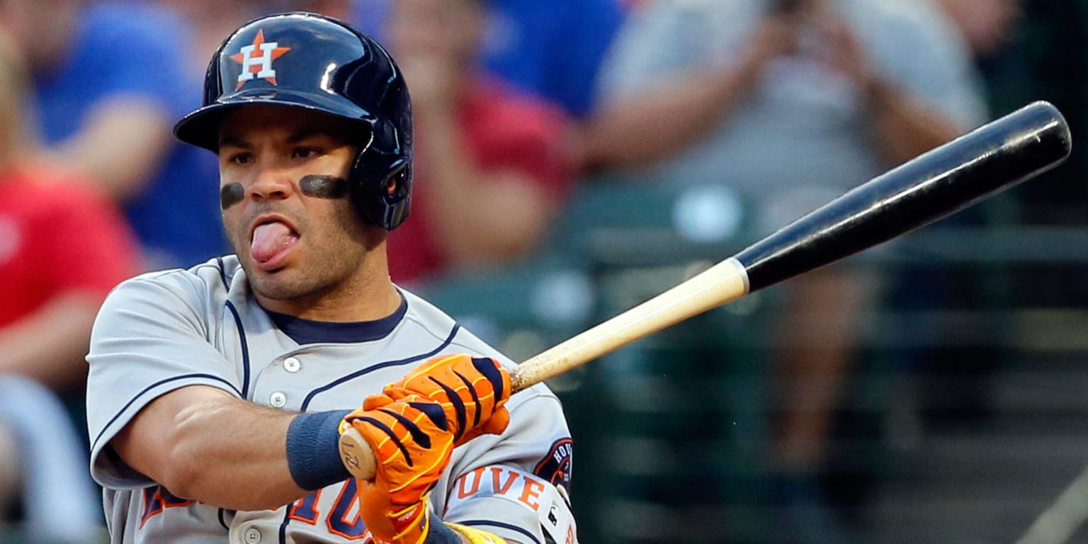 Jose Altuve starts at DH to rest right calf