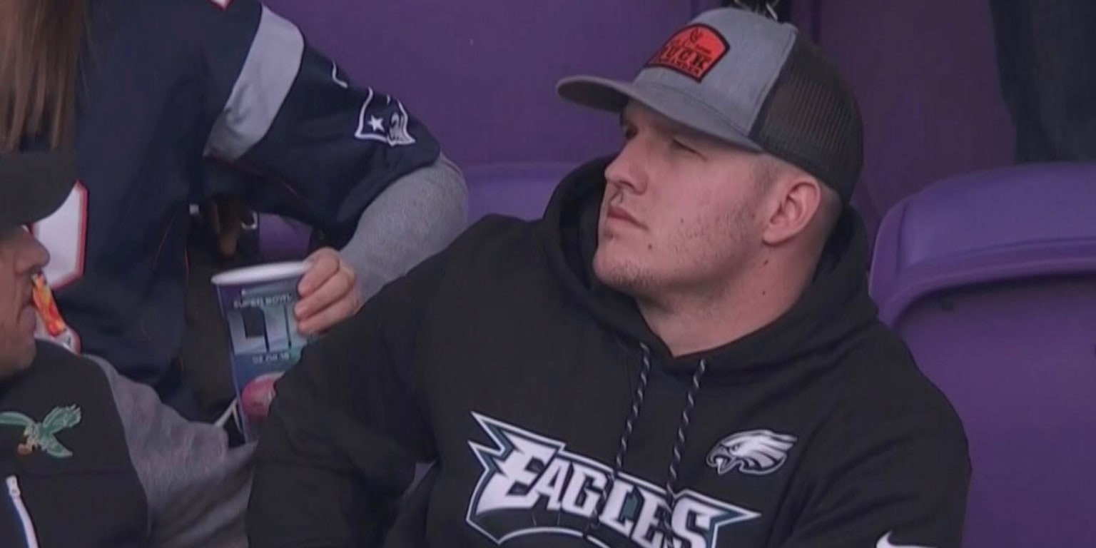 Mike Trout thinks the Eagles will win the Super Bowl thanks to a