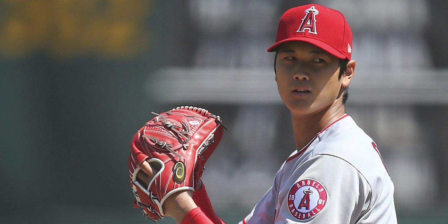 Shohei Ohtani, a Japanese professional baseball pitcher and designated  hitter for the Los Angeles Angels of Major League Baseball (MLB), meets  one-year-old Shohei Kawasaki with heart intractable disease at a hospital in