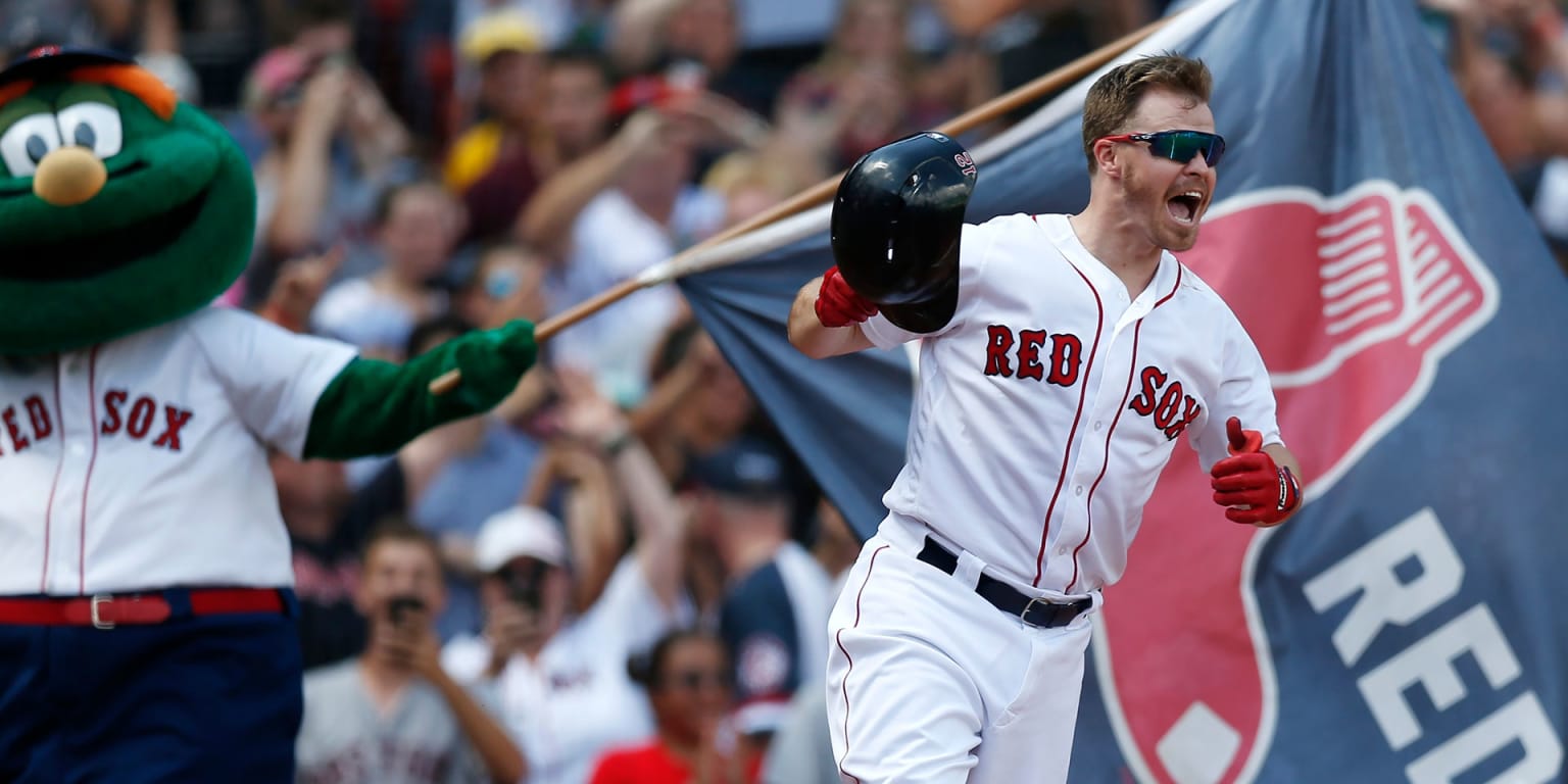 Sox player Brock Holt swings by Jimmy Fund Clinic - The Boston Globe