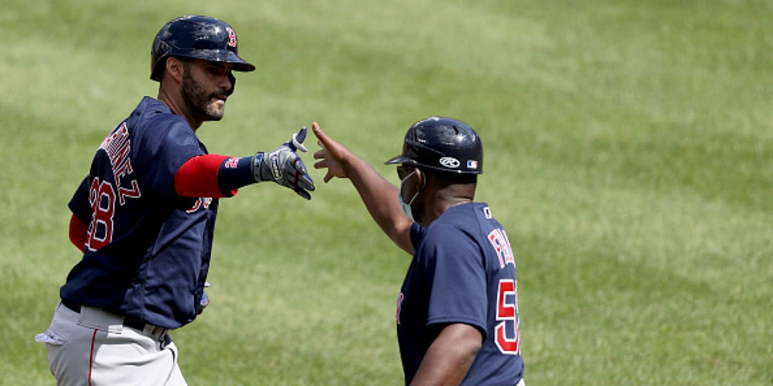 Red Sox slugger J.D. Martinez hits three home runs vs. Orioles as