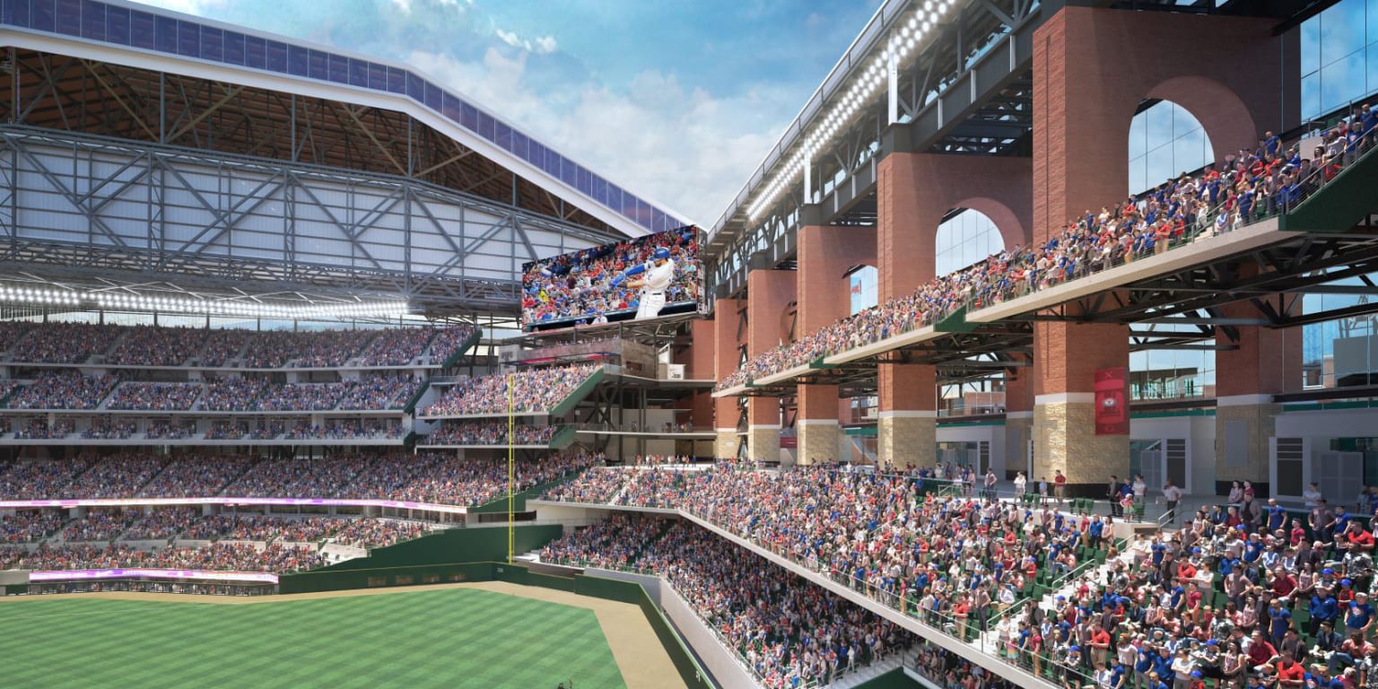 See Renderings Of The New Texas Rangers Stadium Set To Open For The MLB Season Oggsync Com