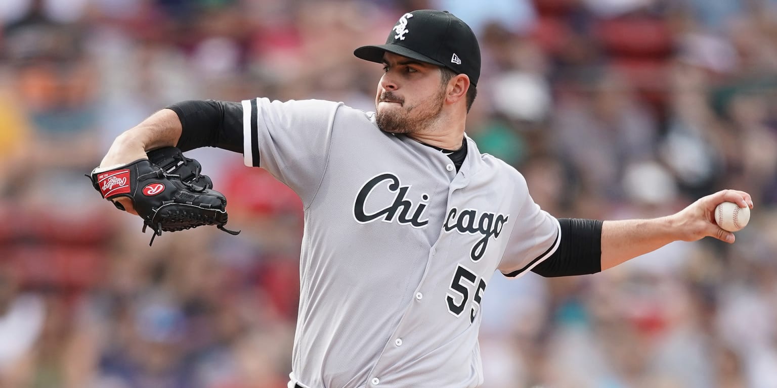 Carl Rodden Carlos Rodon strikes out seven in season debut