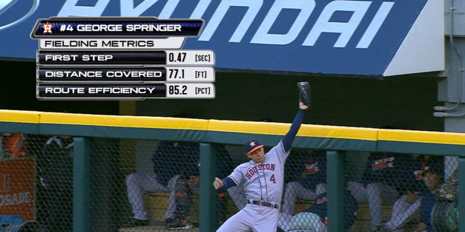 George Springer makes INSANE catch! 