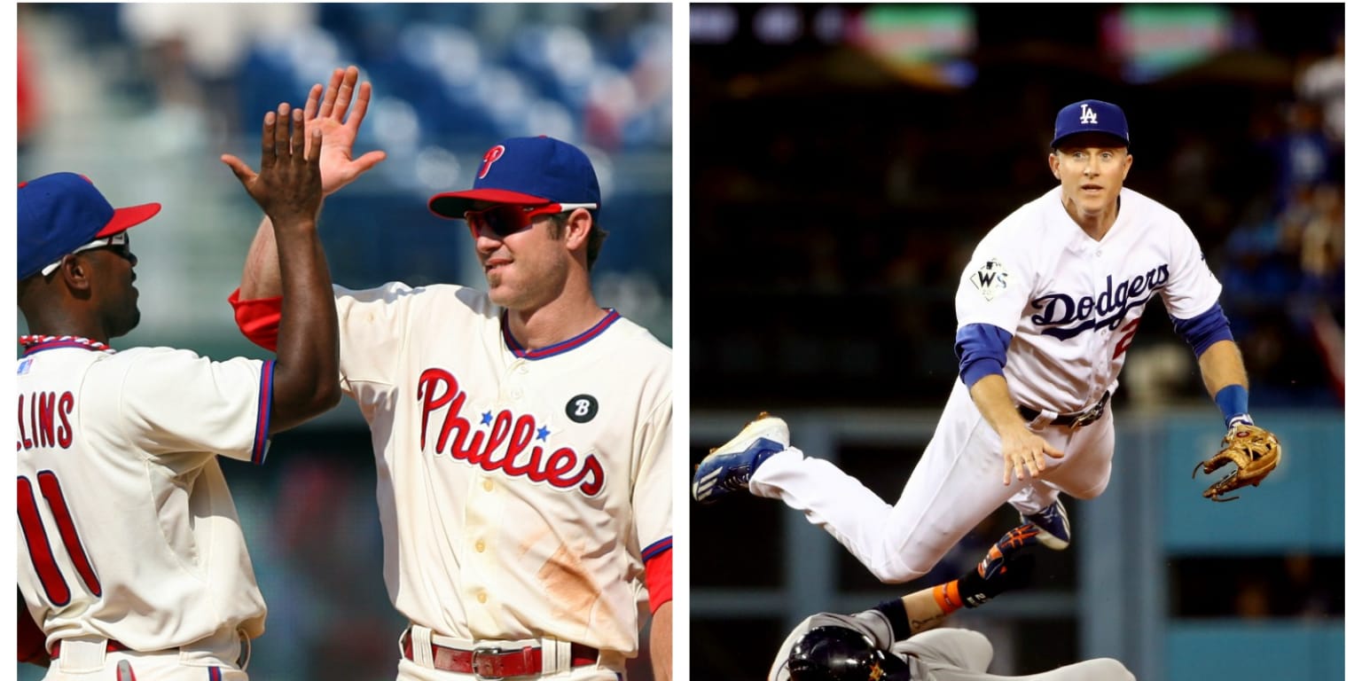 Jimmy Rollins and Chase Utley will throw out the first pitch for Game 4 of  the World Series tonight at Citizens Bank Park