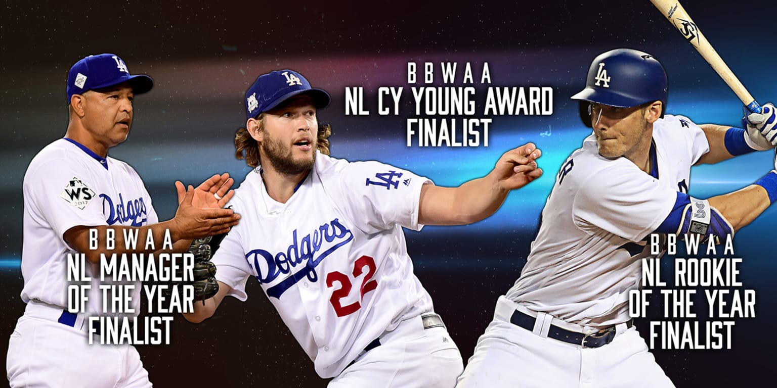 Dodgers Have 3 Finalists For NL BBWAA Awards