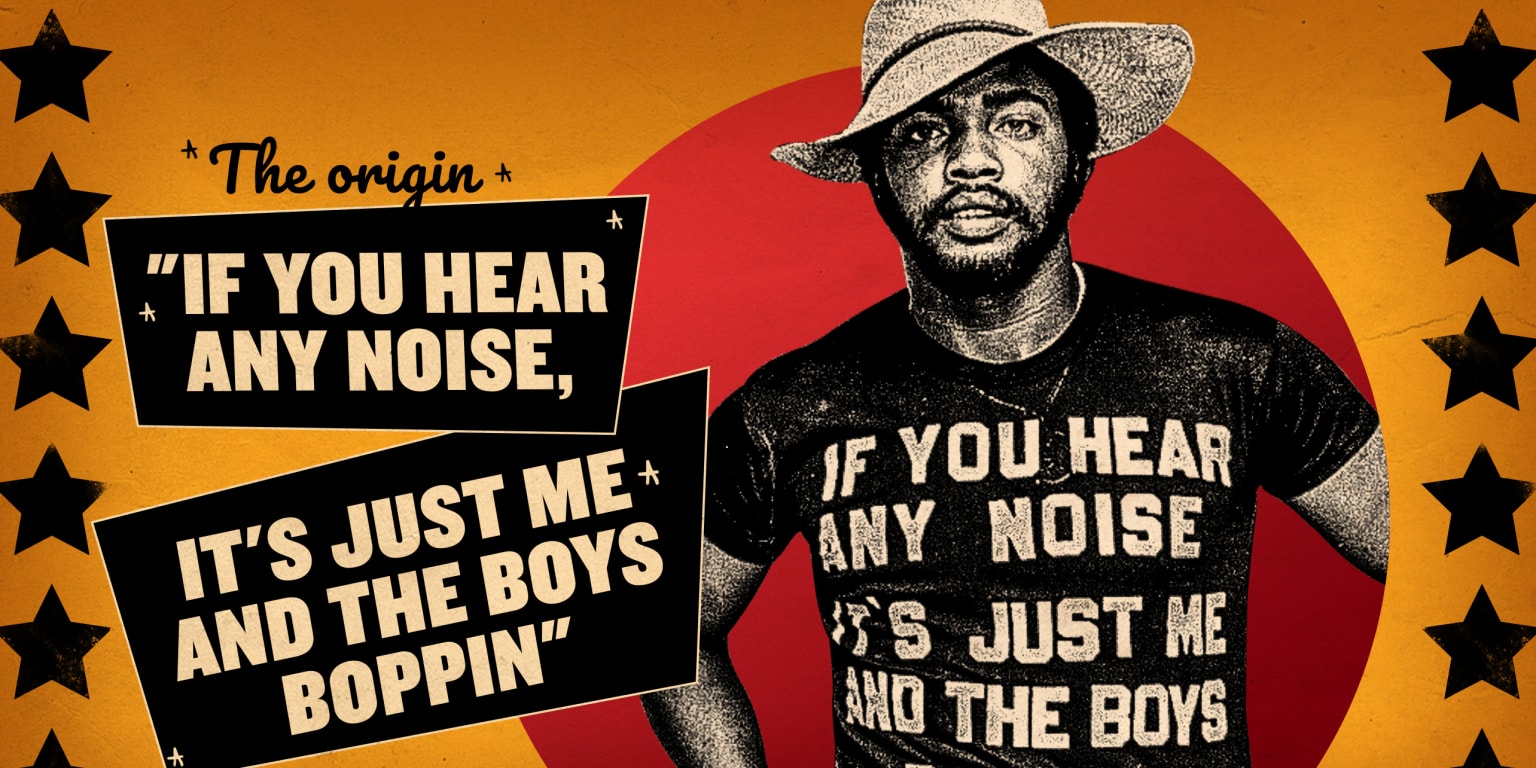 Origin of Dave Parker's 'Boys Boppin' shirt