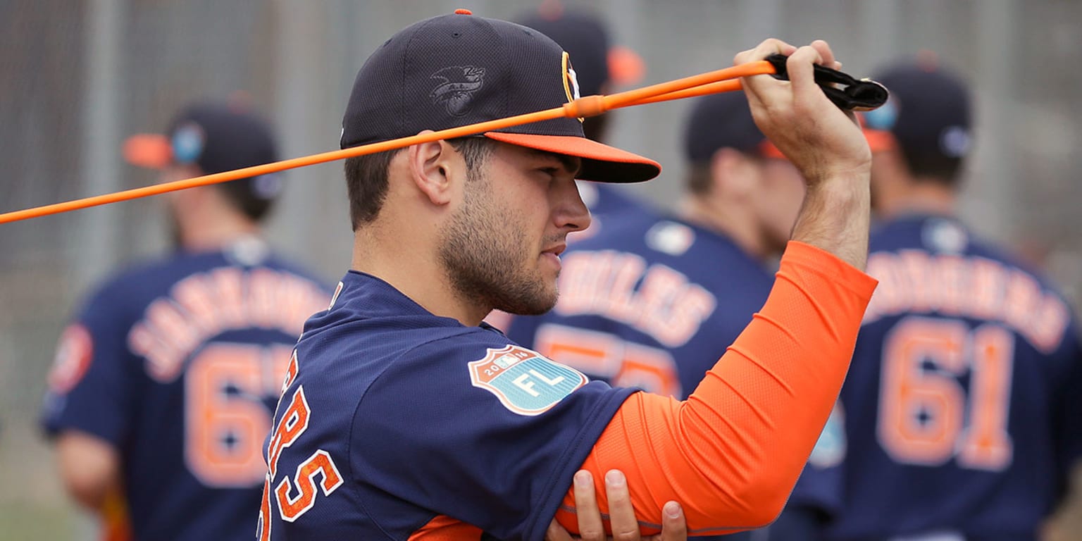 Astros pitcher Lance McCullers Jr. attends spring training after