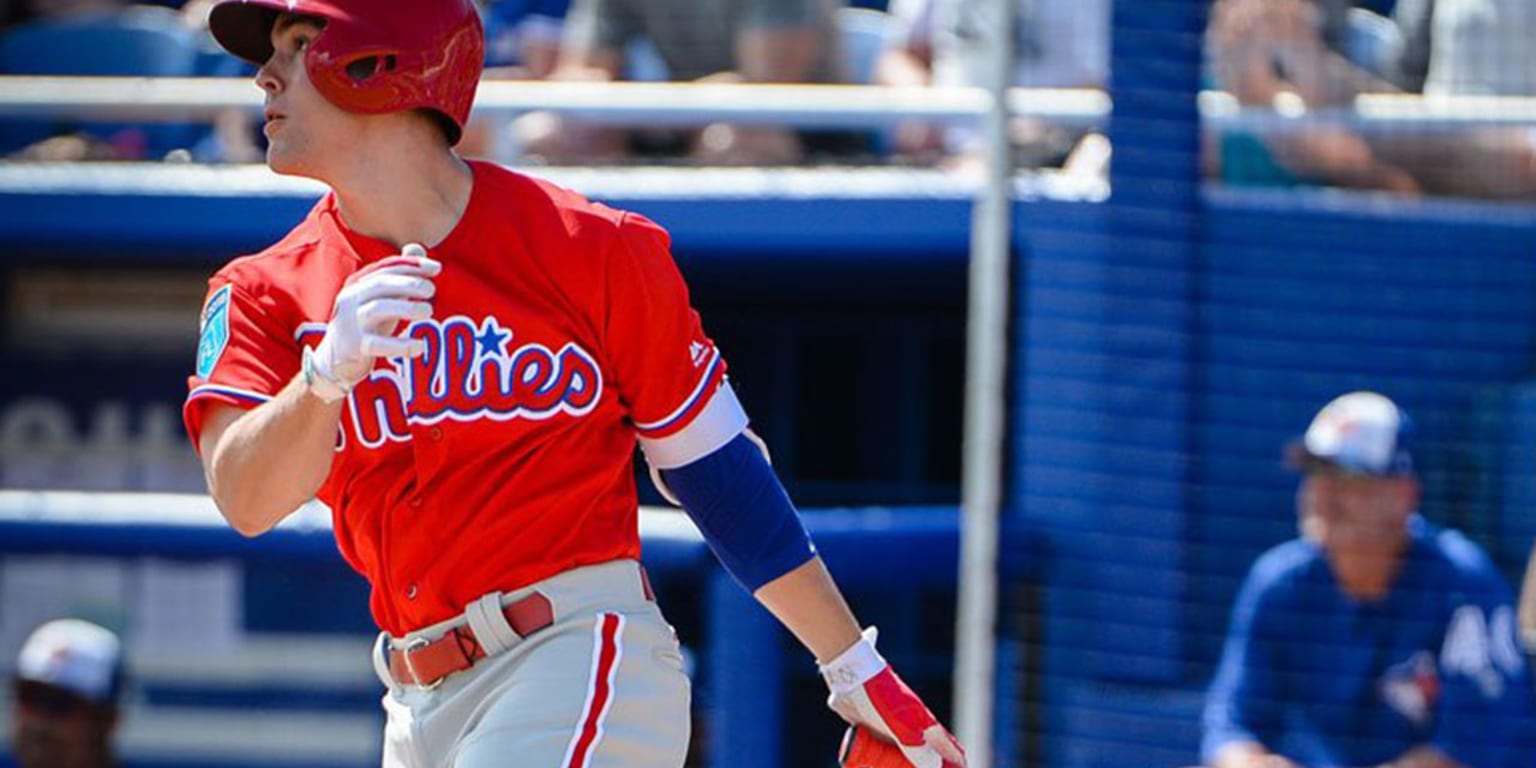 Phillies' Scott Kingery finally in camp after chilling battle with