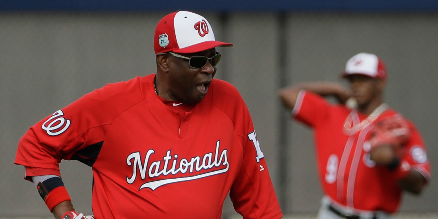 Dusty Baker discusses new rules with Joe Torre