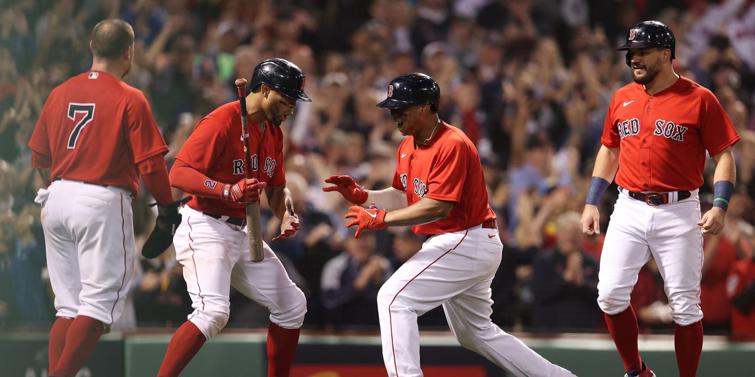 Rafael Devers (five RBIs) continues to drive Red Sox' offense