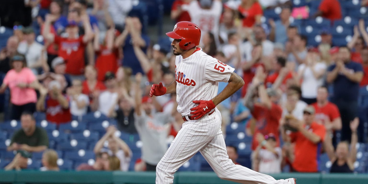 Zach Eflin hits first career home run