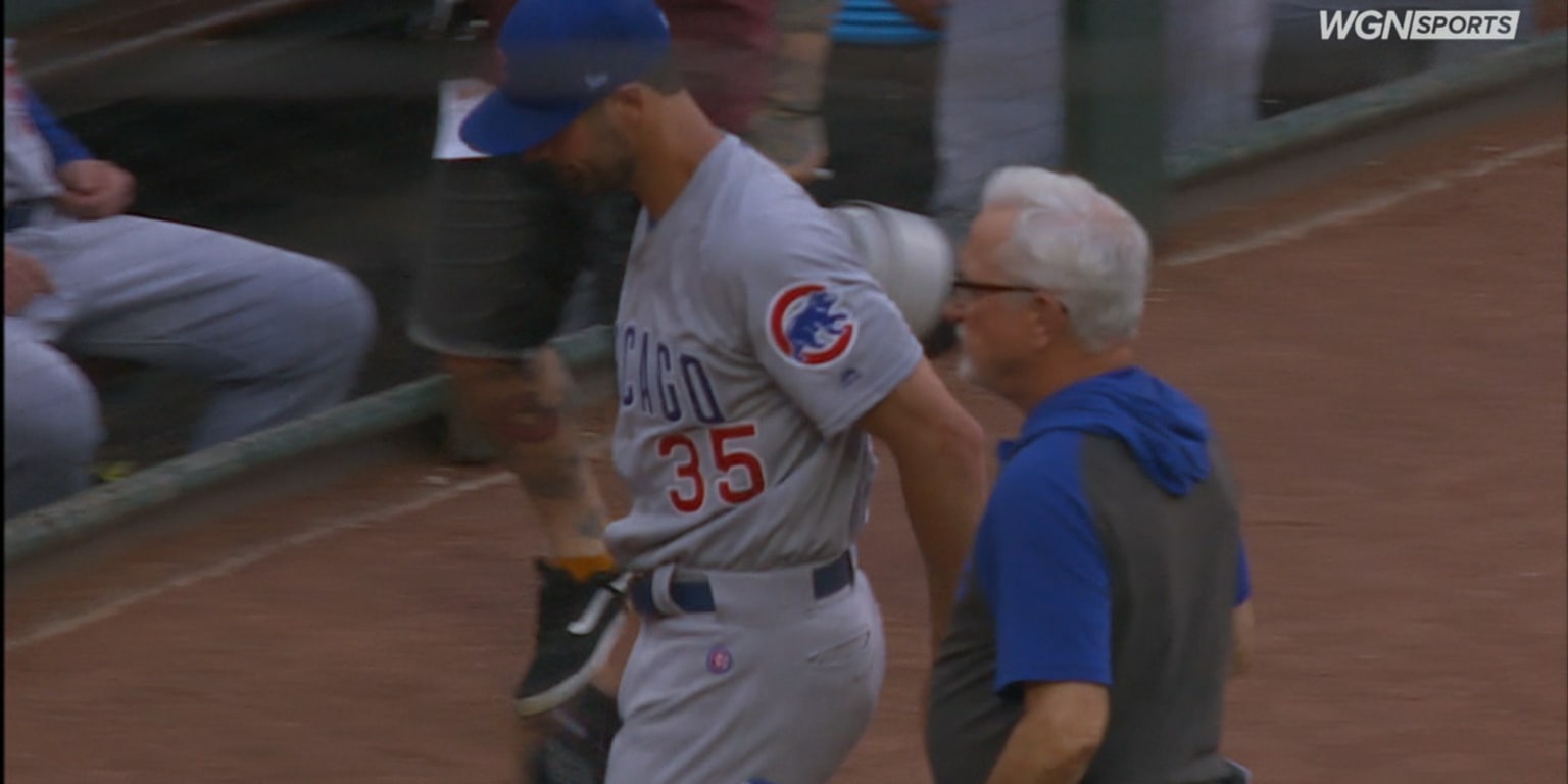 What does a catcher discuss with Cole Hamels on the mound? Hair