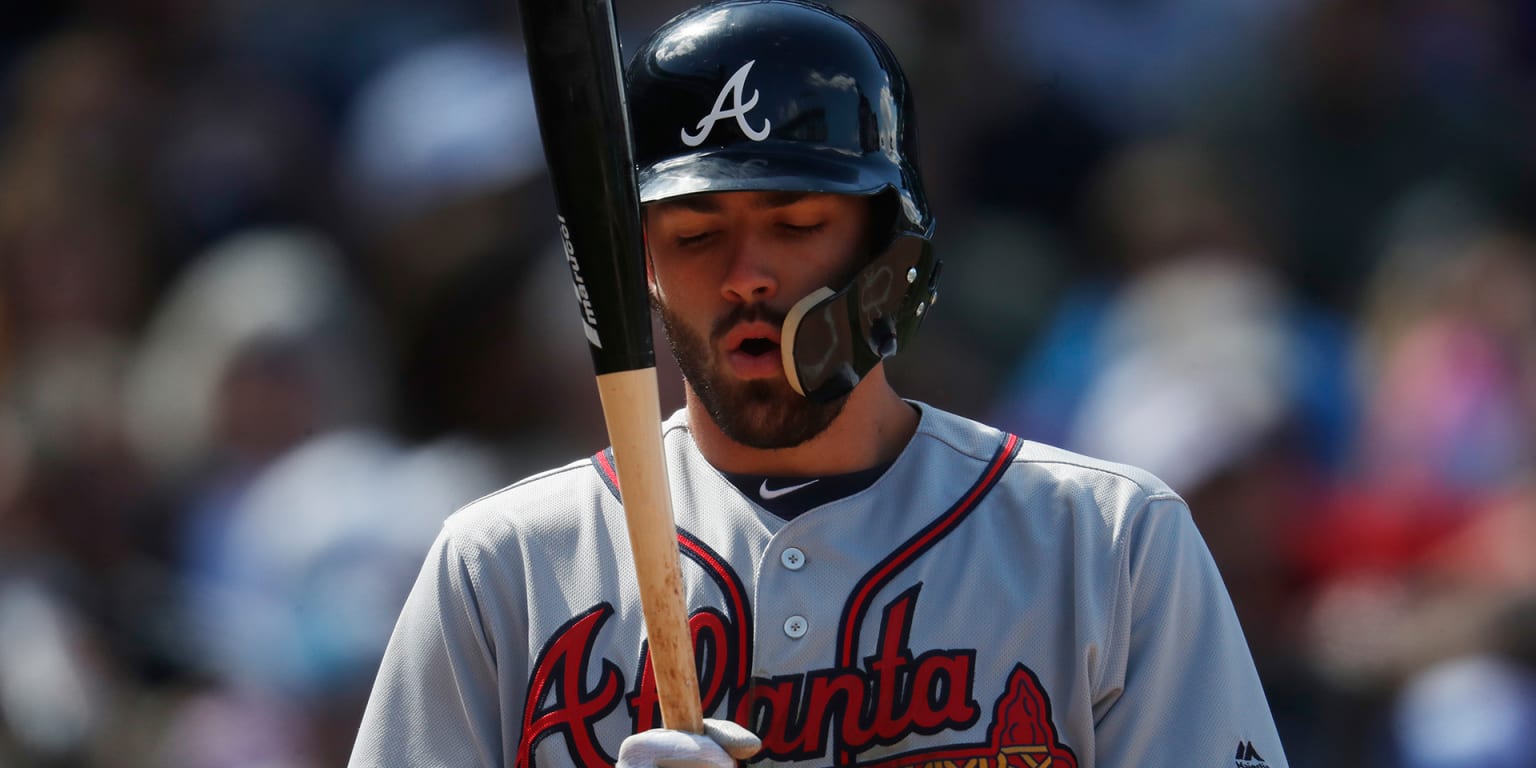 Dansby Swanson Team-Issued Batting Helmet - Brewers vs. Cubs - 7/5