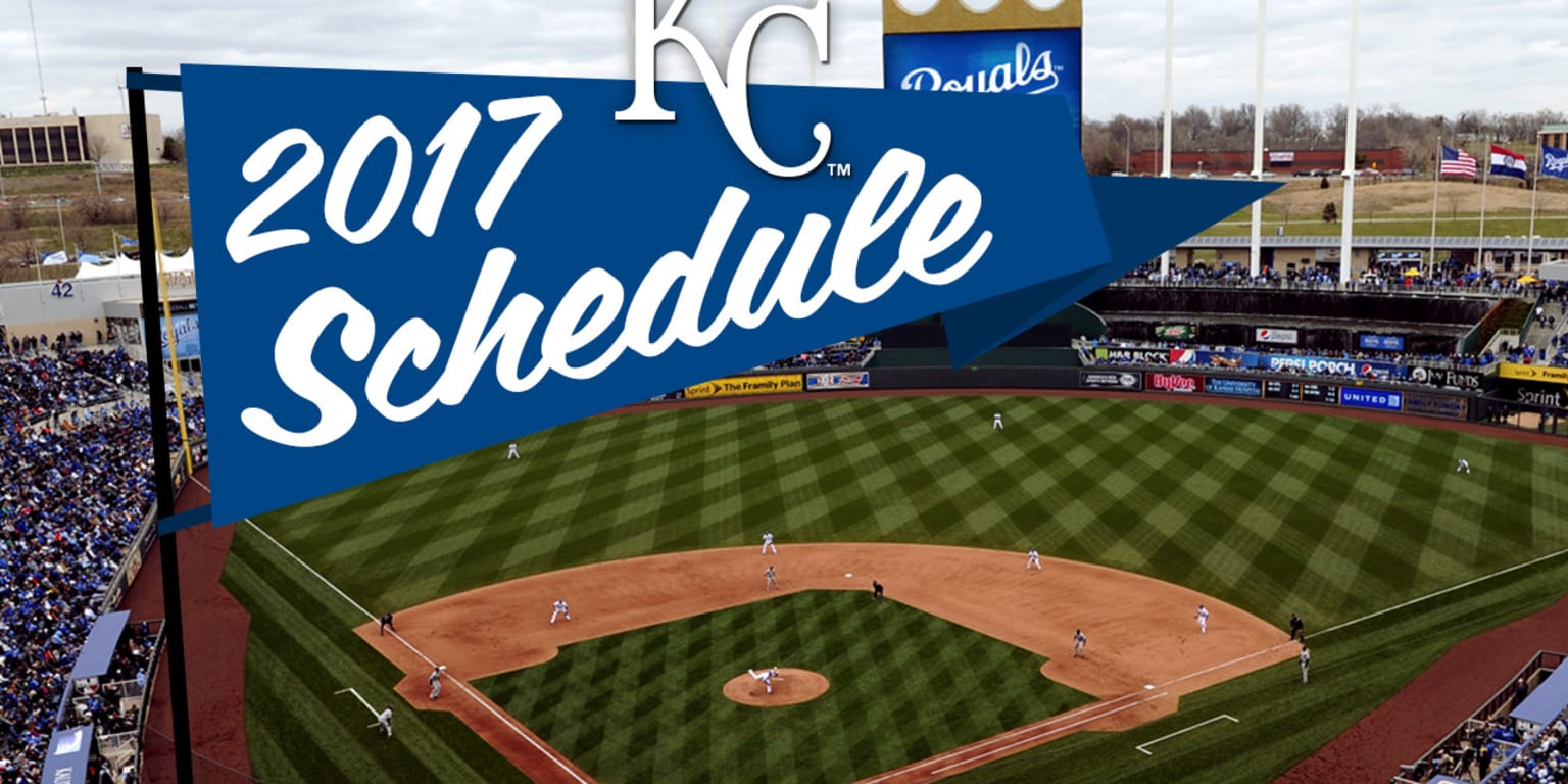 2017 Kansas City Royals schedule, with every date and opponent