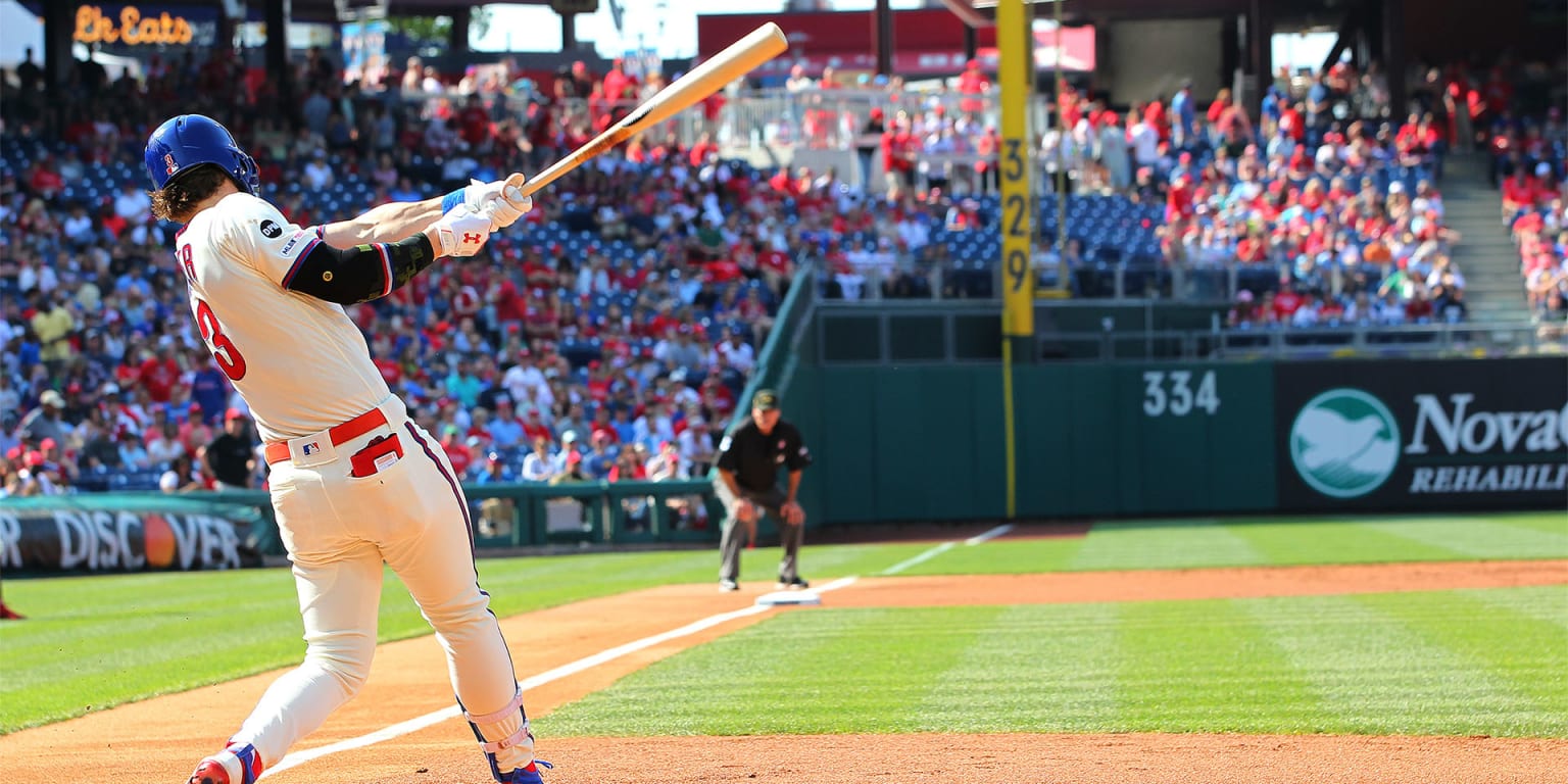 Bryce Harper home run over camera well