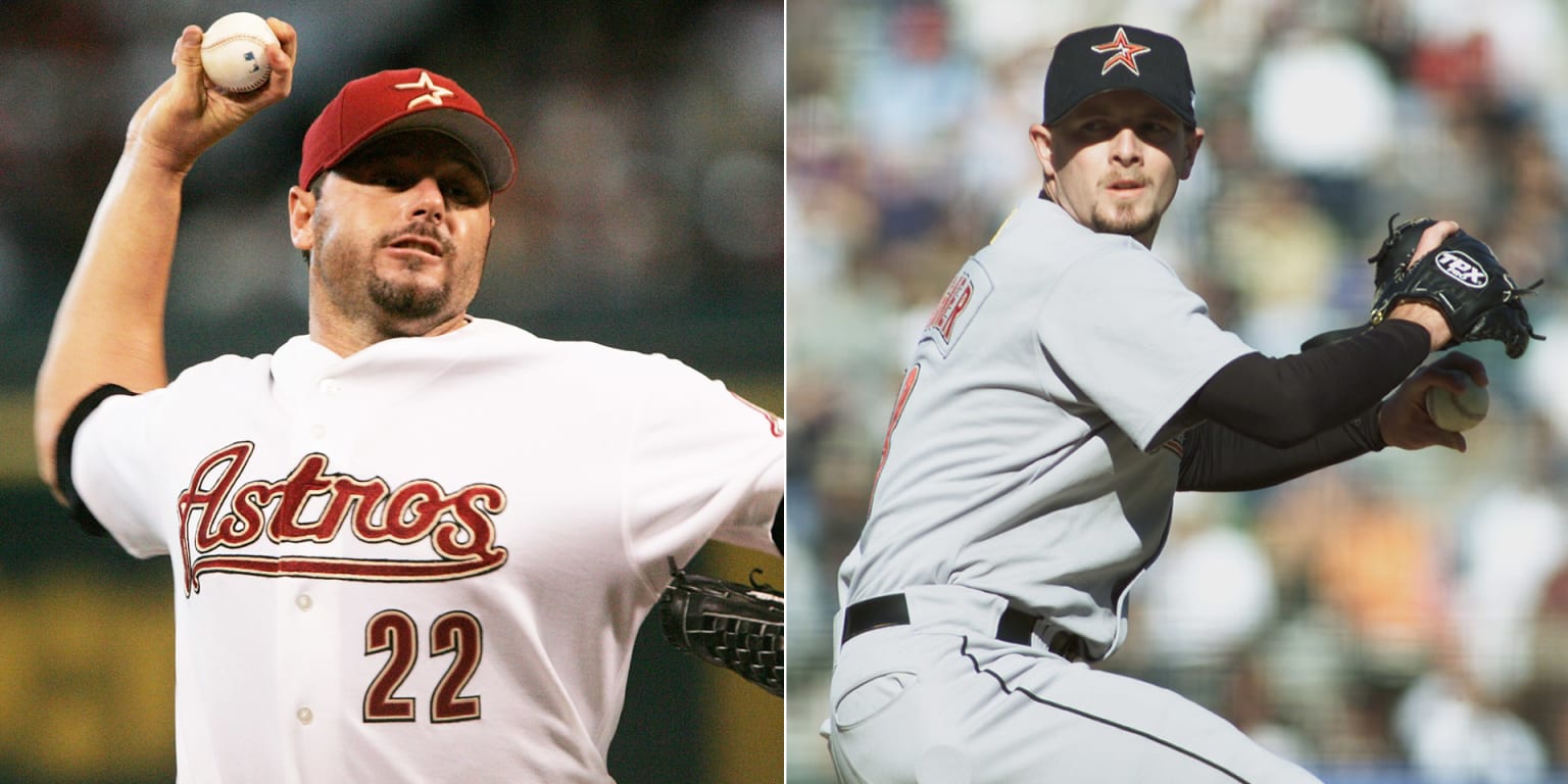 Houston Astros' Roger Clemens (22) pitches against the Milwaukee