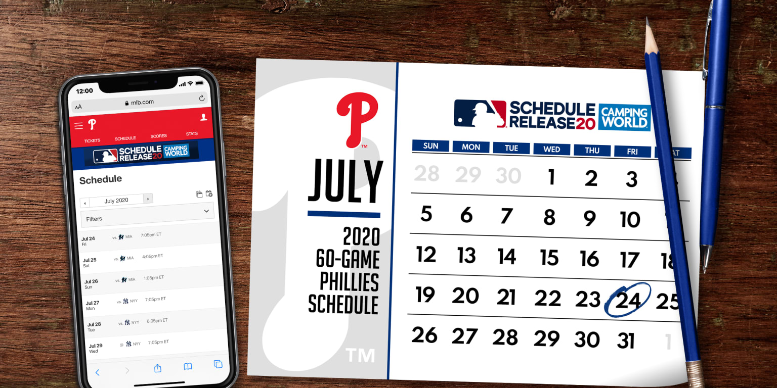 Phillies 2020 Schedule