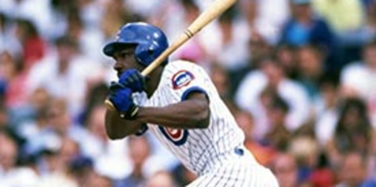Hall of Famer Andre Dawson during his playing days with the Chicago Cubs. -  Major League Baseball Players Alumni Association
