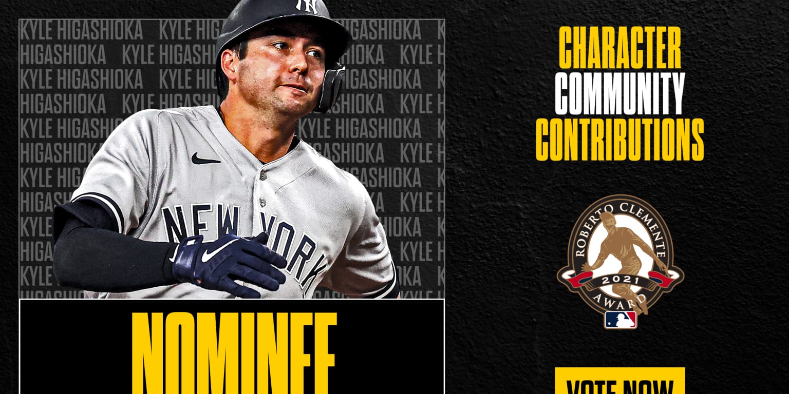 Kyle Higashioka is Yankees' 2021 Roberto Clemente Award nominee