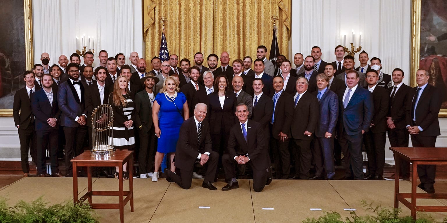 Cody Bellinger visits the White House