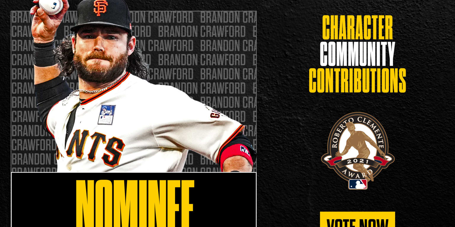 Brandon Crawford is Giants' nominee for 2021 Roberto Clemente Award