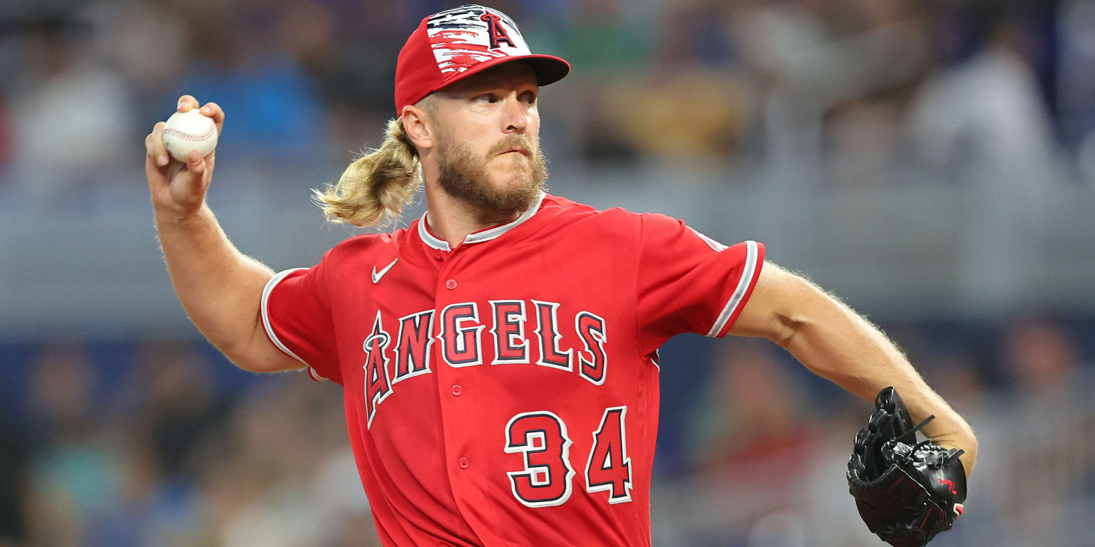 Noah Syndergaard 2022-23 All-Star Los Angeles Angels Charcoal 34