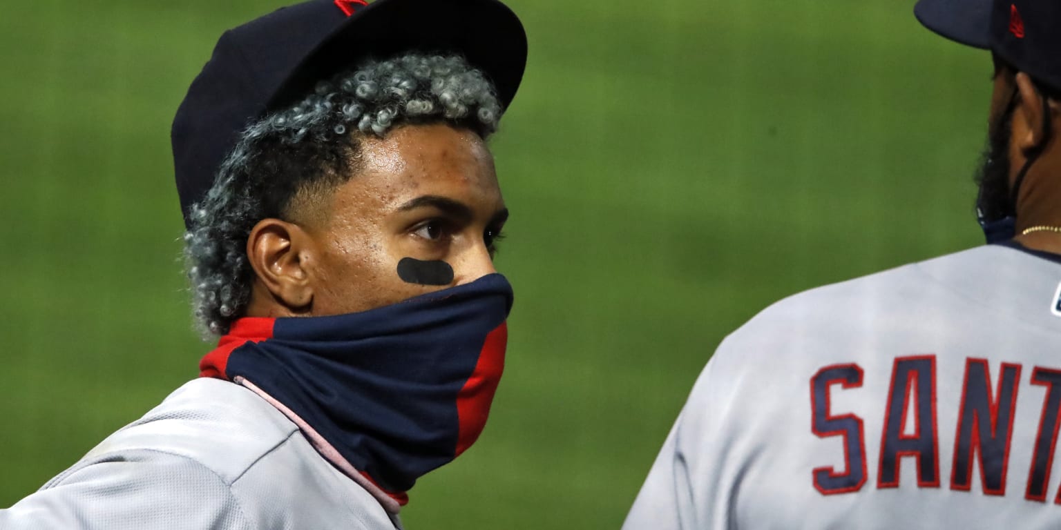 【b・ラビット】UNIFORMS FOR THE DEDICATEDコート Francisco Lindor honored to wear 21 on Roberto Clemente Day