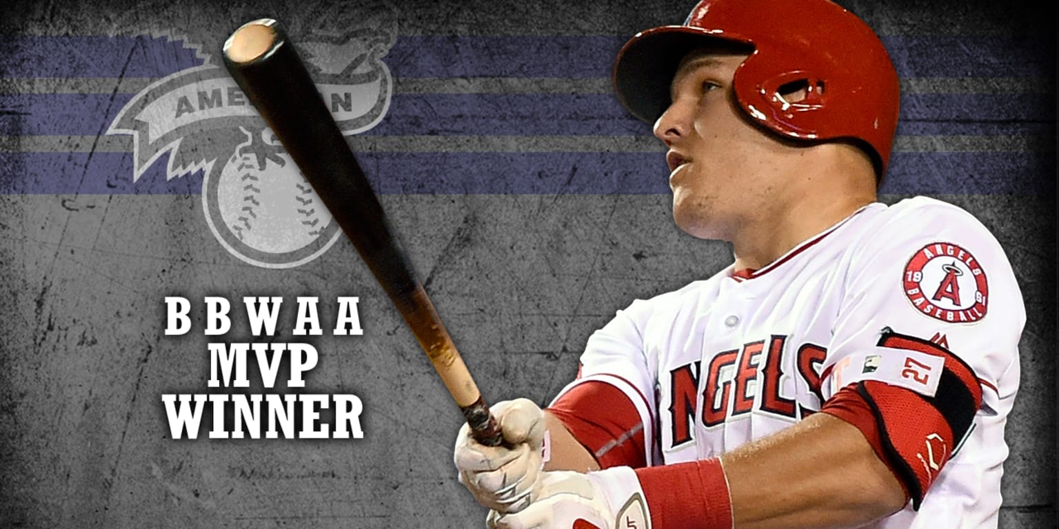 MLB 2016 MVP Mike Trout & Kris Bryant AL NL