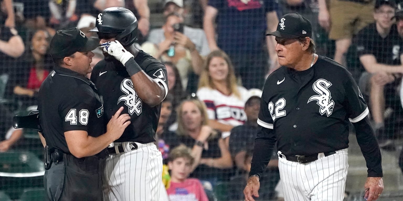 Tim Anderson chose to appeal his 6 game suspension, ends up getting drilled  by a fastball 😭😭😭