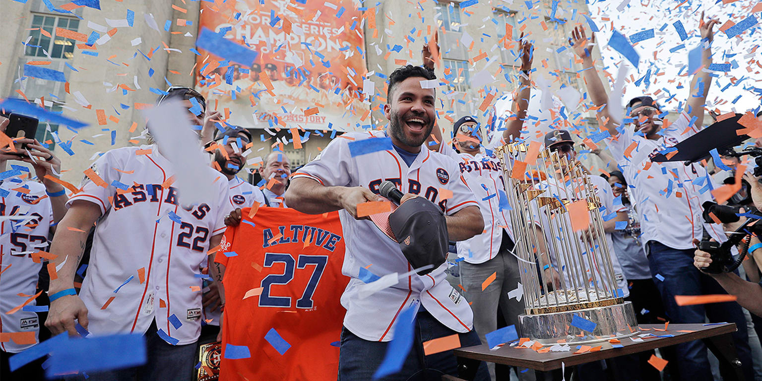 VIDEO, PHOTOS: Houston Astros Celebrate World Series Win With Parade at  Magic Kingdom