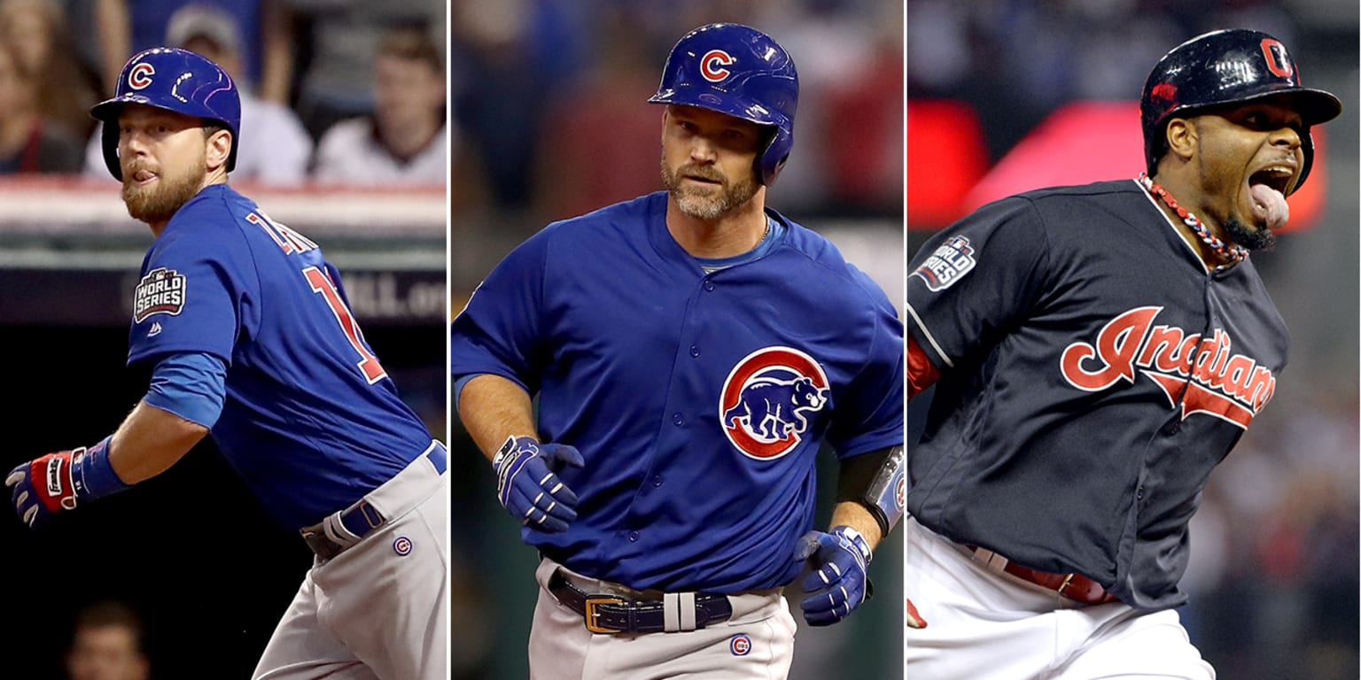 LOOK: Here's a glimpse at Cubs, Indians jerseys with World Series