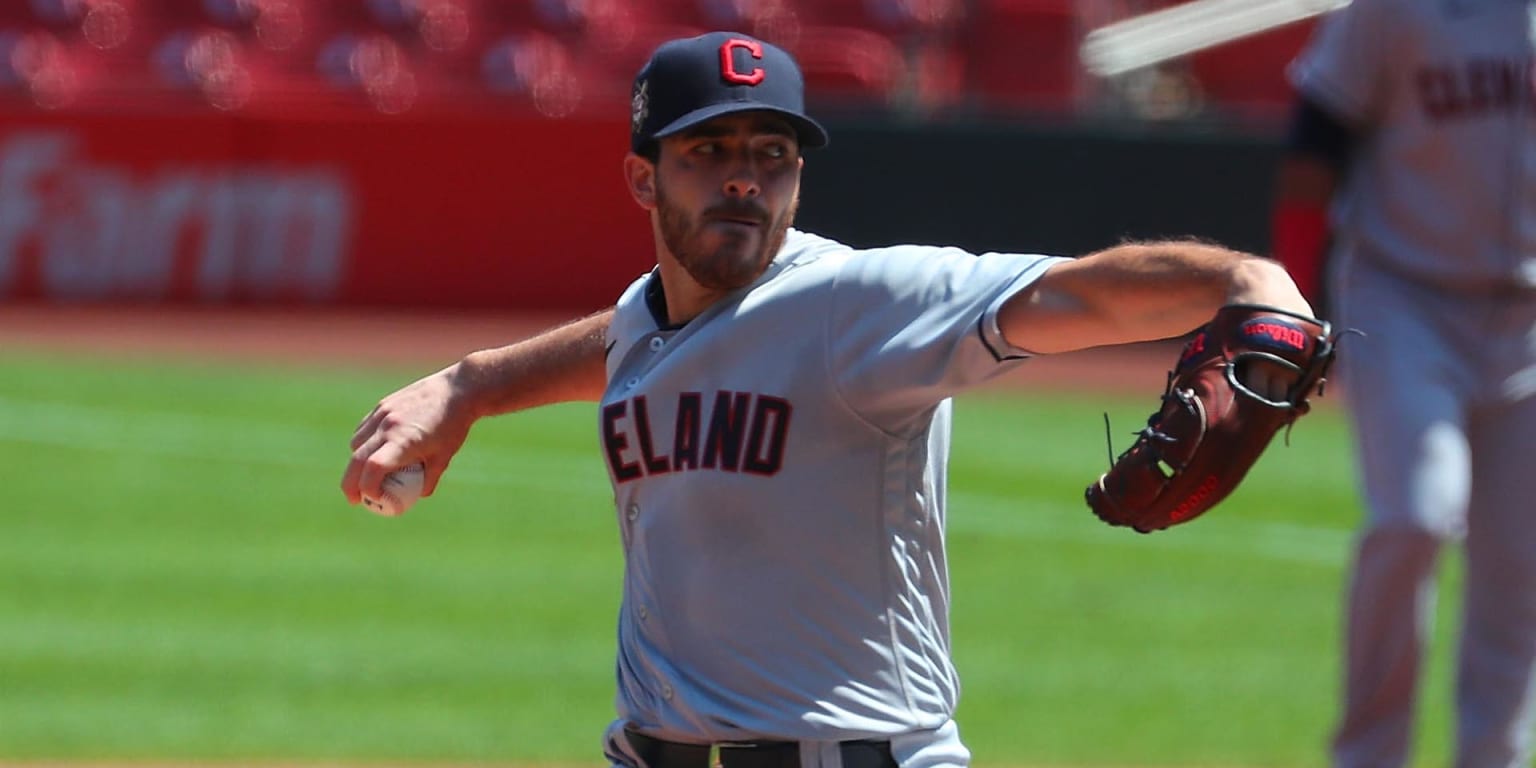 Indians starter Aaron Civale struggles with his command, Tyler