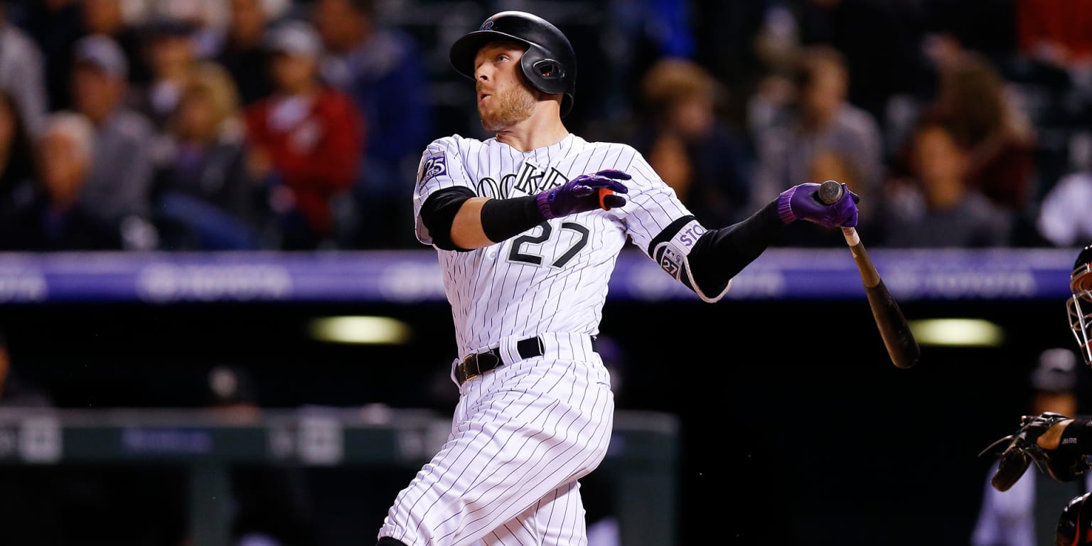 Trevor Story homers, makes incredible leaping grab