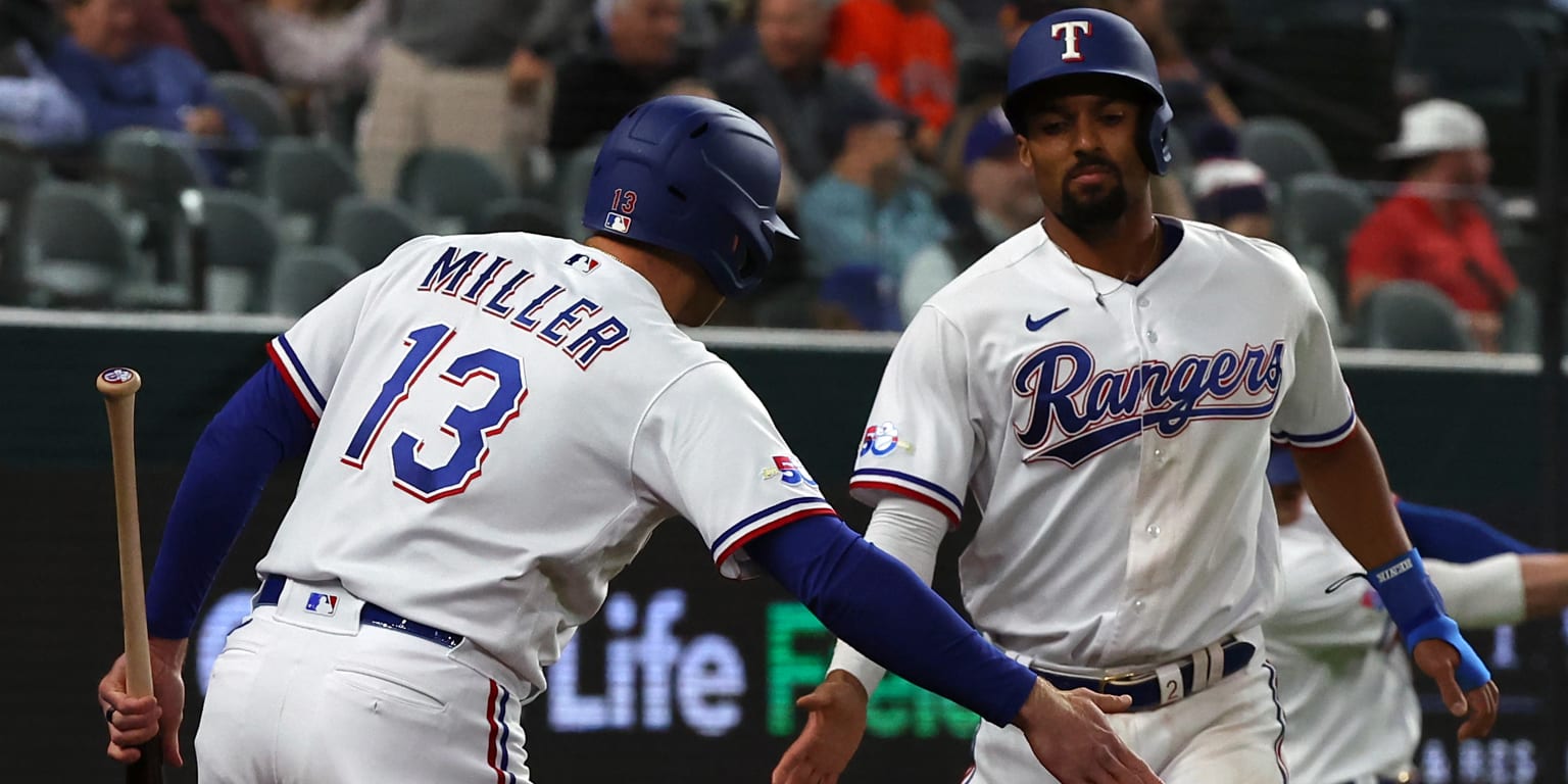 Why Texas Rangers' Brad Miller Took Batting Practice in Nathaniel Lowe's  Jeans - Sports Illustrated Texas Rangers News, Analysis and More