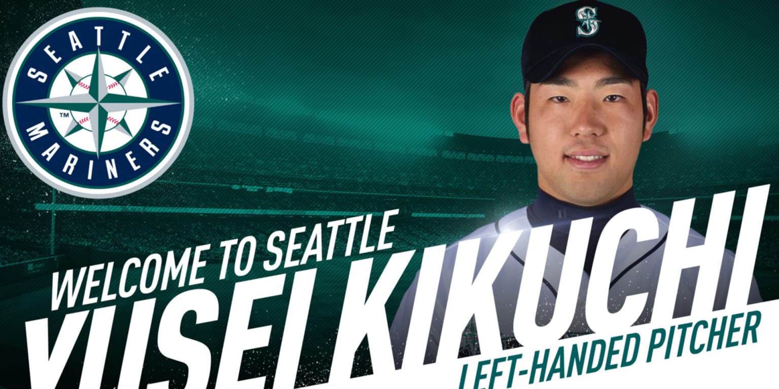 Seattle Mariners pitcher Yusei Kikuchi puts entire container of