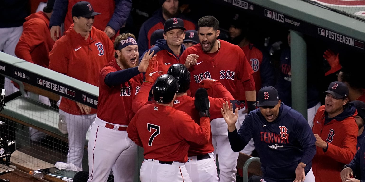 Red Sox edge closer to World Series after Schwarber's grand slam