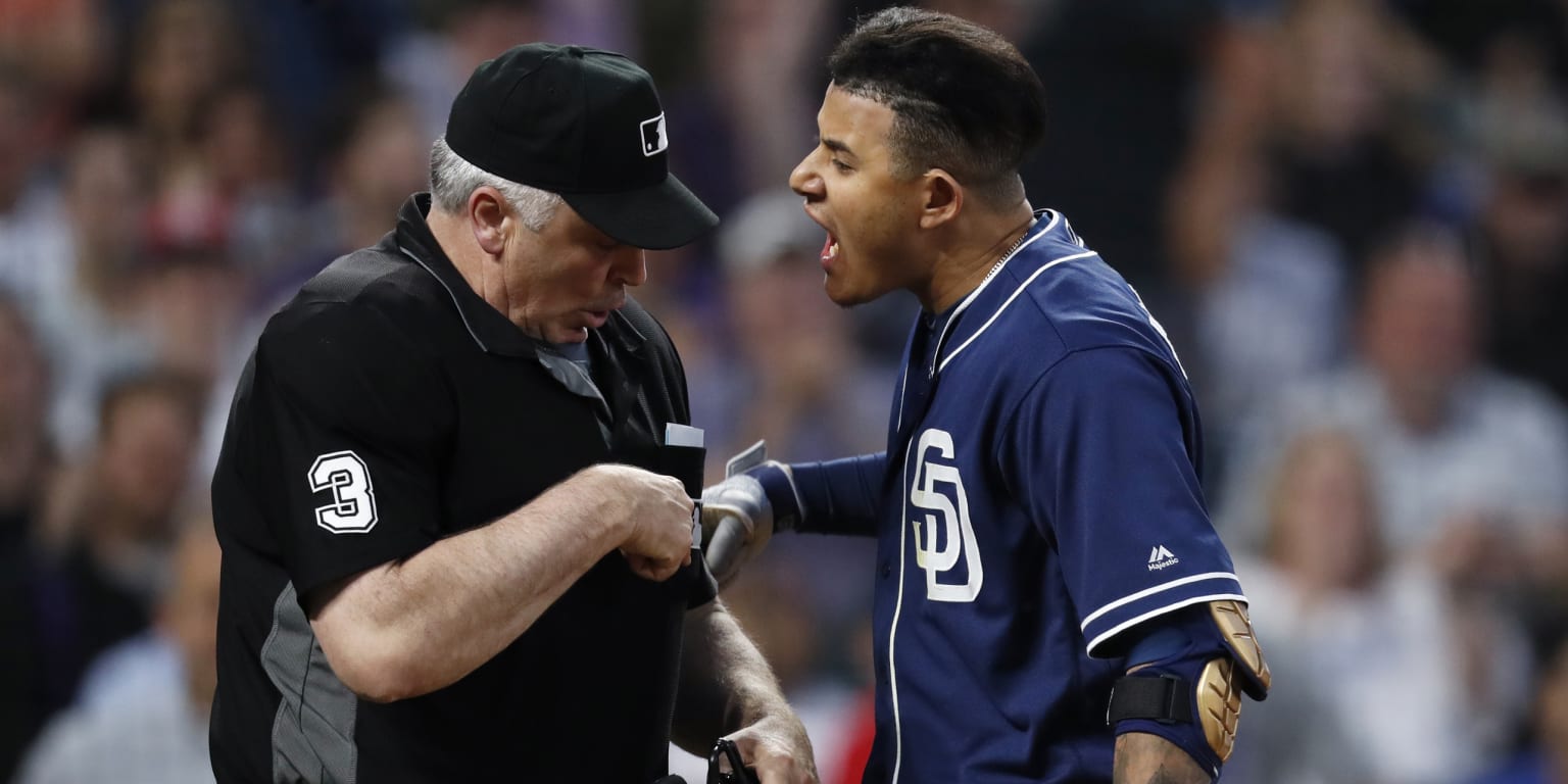 Padres' Manny Machado suspended one game for 'aggressively arguing