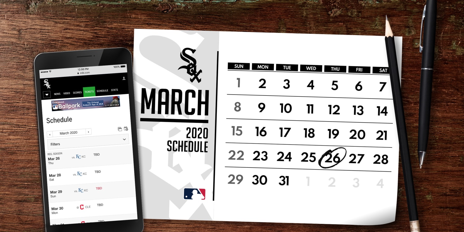 White Sox 2020 schedule released