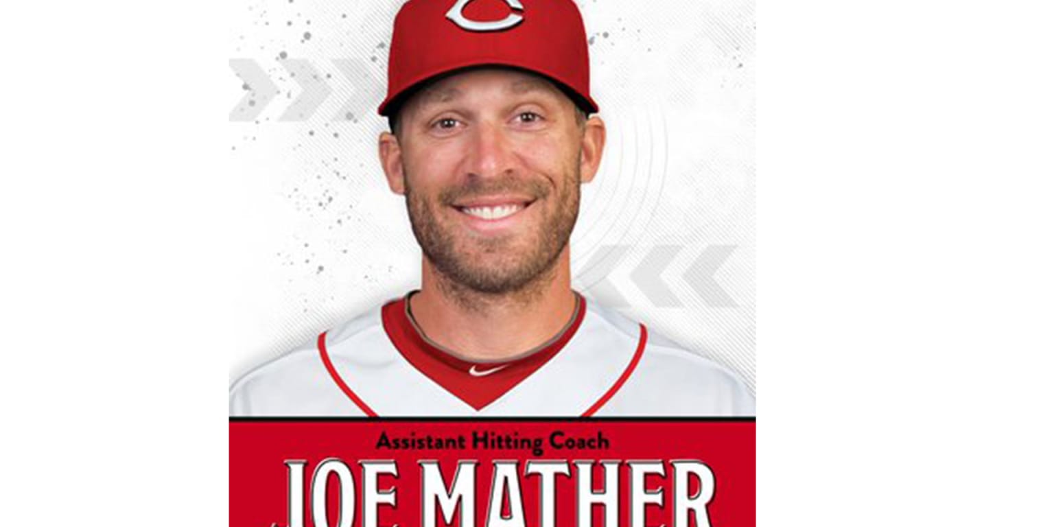 Joe Mather -- Cincinnati Reds Assistant Hitting Coach -- Game Used