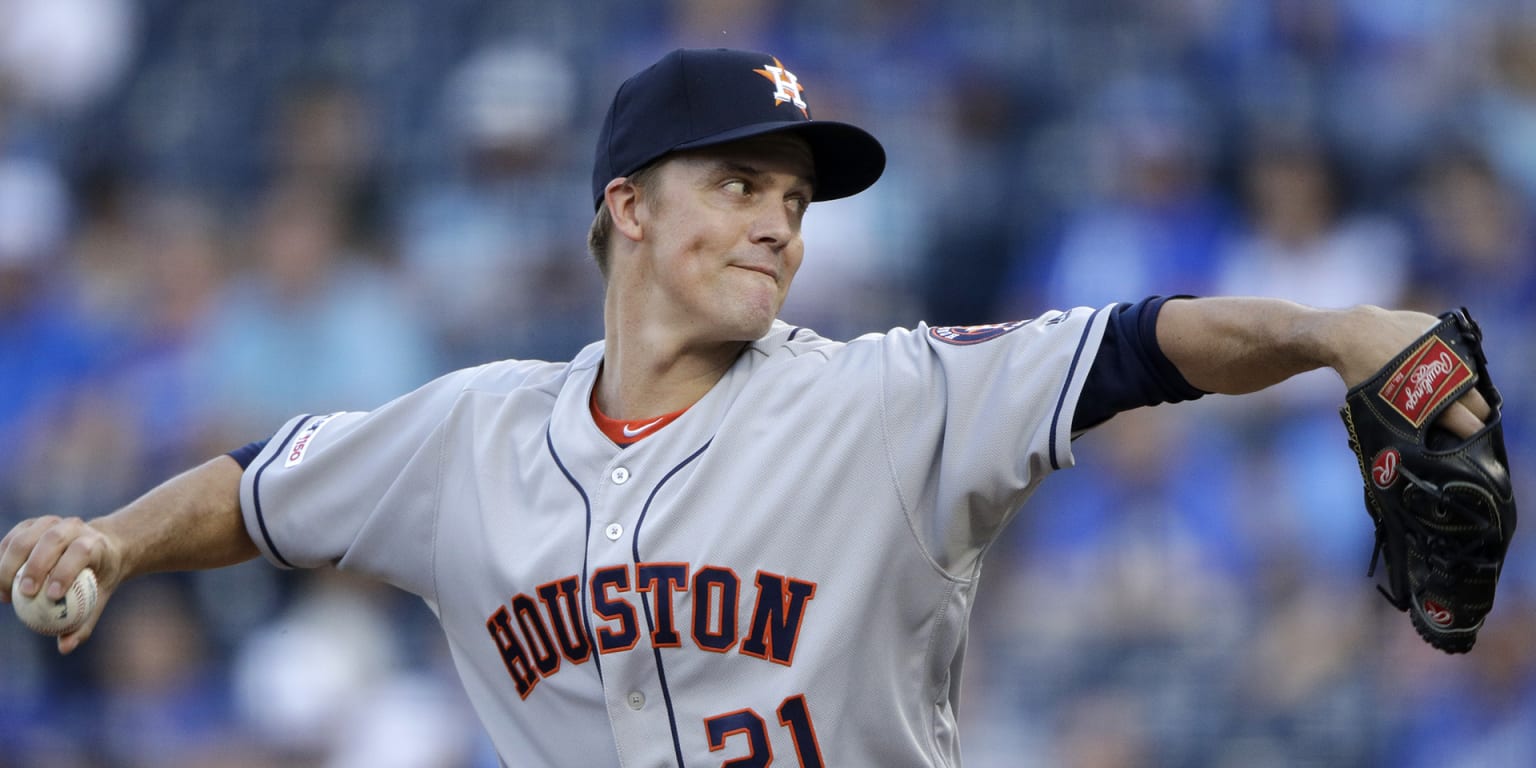 Greinke finally gets win over old club, Astros top Royals