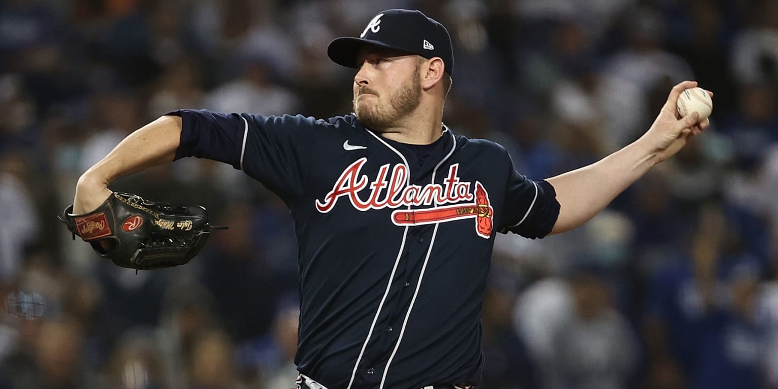 Braves' A.J. Minter GOES OFF for 7 strikeouts in 10 batters to start out  NLCS Game 5! 