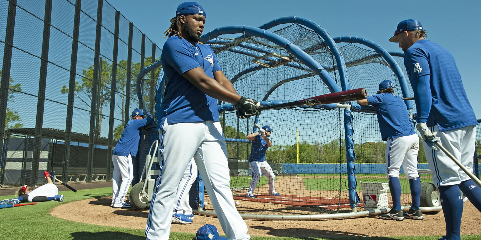 Vladimir Guerrero Jr. slimmer at Blue Jays Spring Training