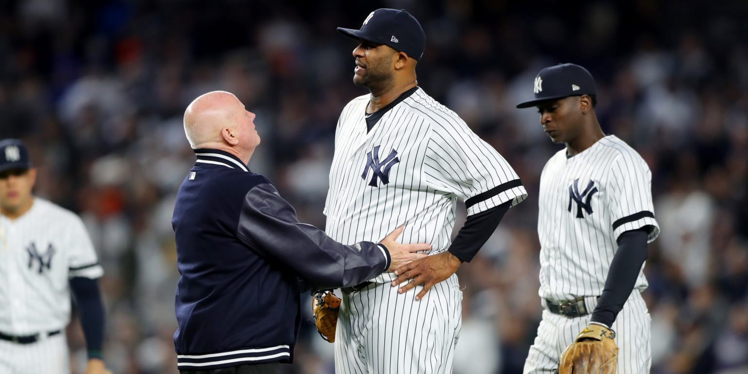 CC Sabathia ends career with injury in Yankees loss to Astros in ALCS Game  3 - Sports Illustrated