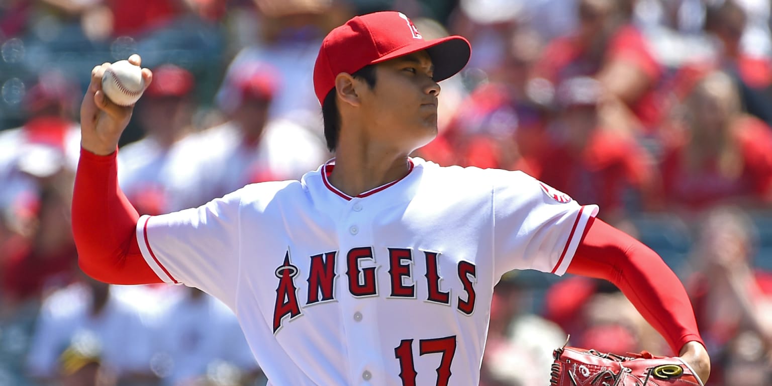 Shohei Ohtani 17 Los Angeles Angels Baseball Player Scream