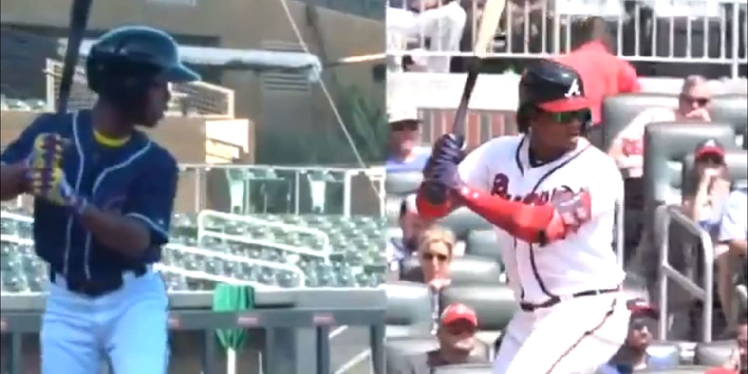 Bryan Acuna swings like brother, Ronald Acuna Jr.