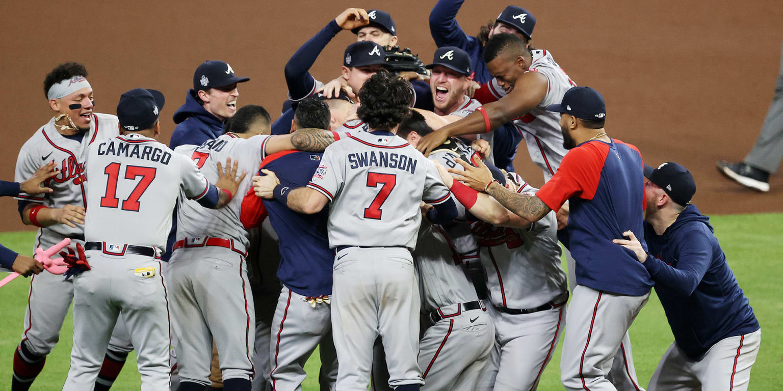 Atlanta Braves win their first World Series baseball title since 1995