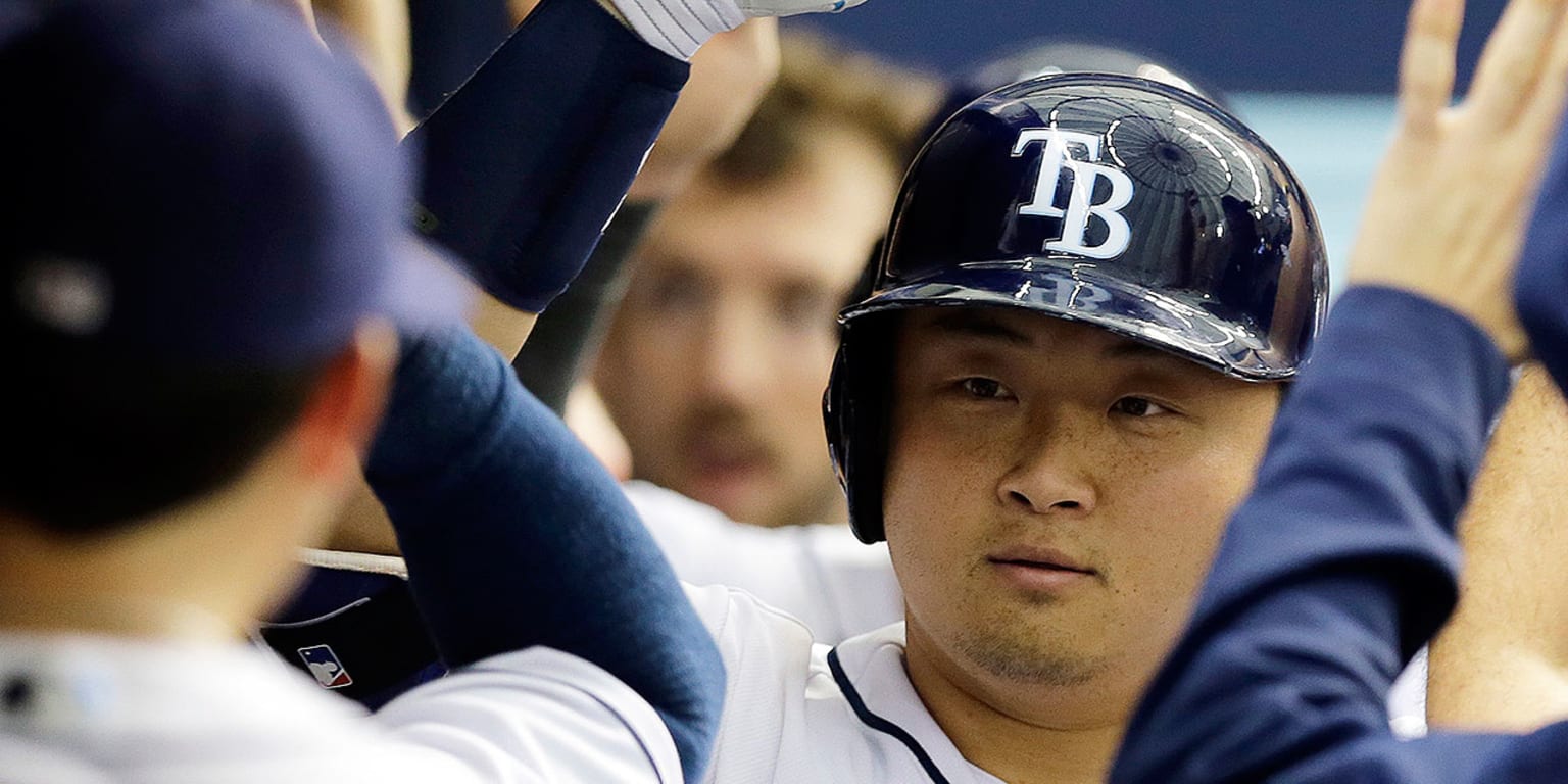 Hank Conger's big game powers Rays